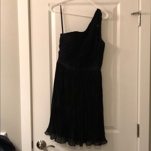 Club Monaco chiffon black dress
